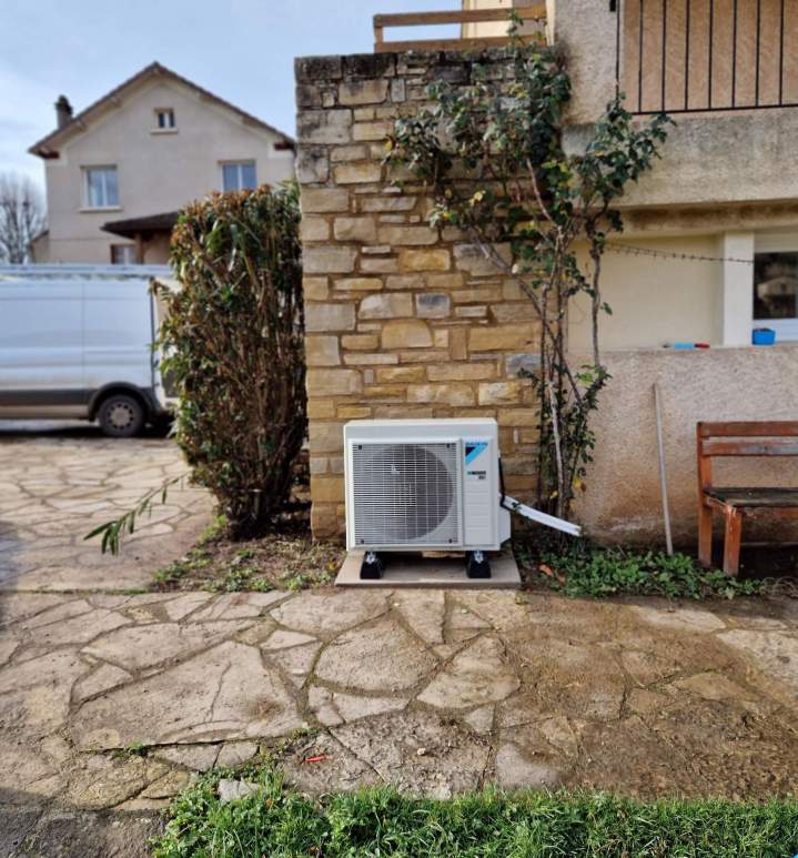 Installation de pompe à chaleur à Prayssac